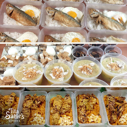 An image of customized orders in different containers