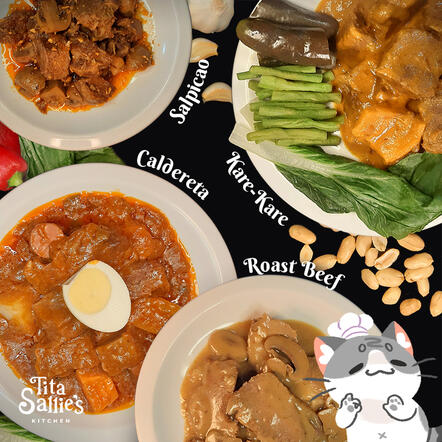 An image of an assortment of beef dishes