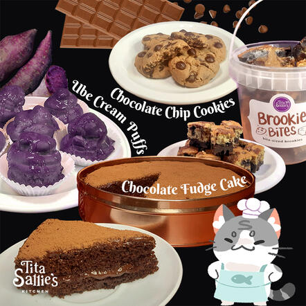 An image of various baked desserts and treats
